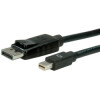 Kabel DisplayPort  v1.1, DP - Mini DP, M/M, 2.0m, Roline